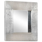Luchtvaartspiegel met metalen afwerking en klinknageldetails - Spiegels