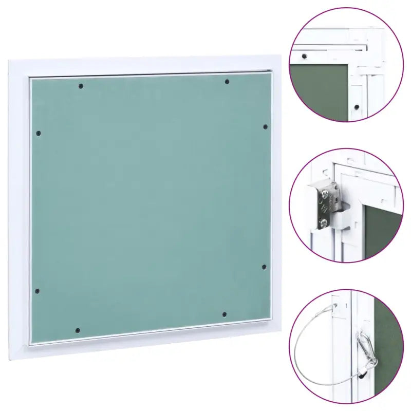 Luiken met aluminium frame voor toegang tot meters en inspectieopeningen - 300 x 300 mm - Luiken