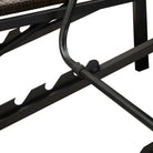 Luxe 2-persoons ligbed met poly rattan en gepoedercoat stalen frame - Tuinbedden