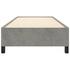 Luxe bedframe met multiplex lattenbodem en zachte fluwelen bekleding - Bedden & bedframes