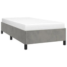 Luxe bedframe met multiplex lattenbodem en zachte fluwelen bekleding - Bedden & bedframes