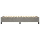 Luxe bedframe met multiplex lattenbodem en zachte fluwelen bekleding - Bedden & bedframes