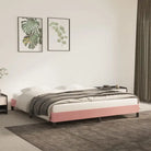 Luxe bedframe met multiplex lattenbodem en zachte fluwelen bekleding - Bedden & bedframes