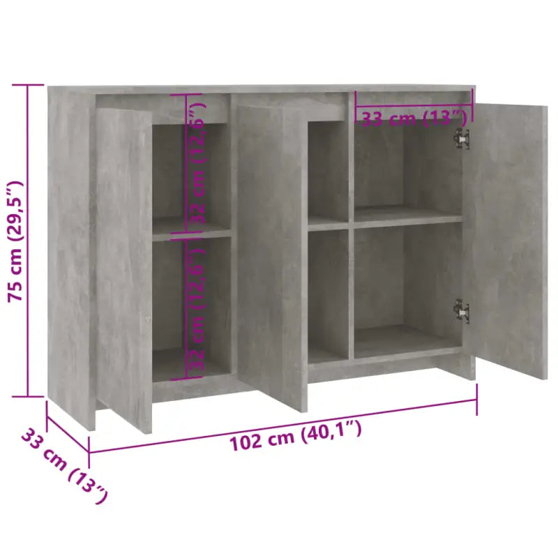 Luxe Dressoir met bewerkt hout voor praktische opbergruimte - Dressoirs & buffetkasten