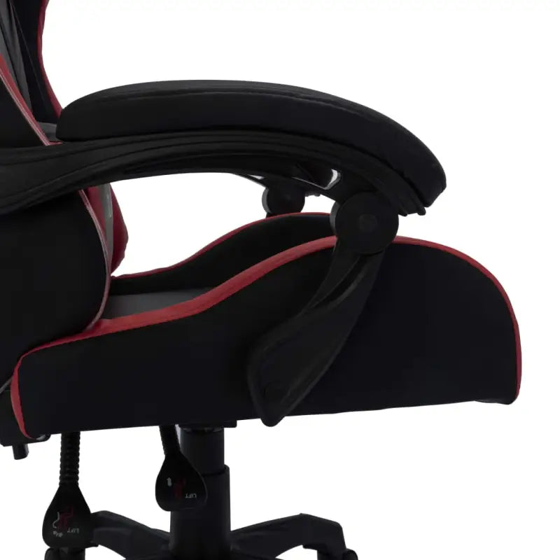 Luxe gamestoel met RGB LED en hoogte verstelbaar kunstlederen bekleding - Bureaustoelen