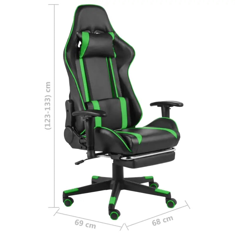Luxe gamingstoel met uittrekbare voetensteun voor optimaal comfort - Gamingstoelen