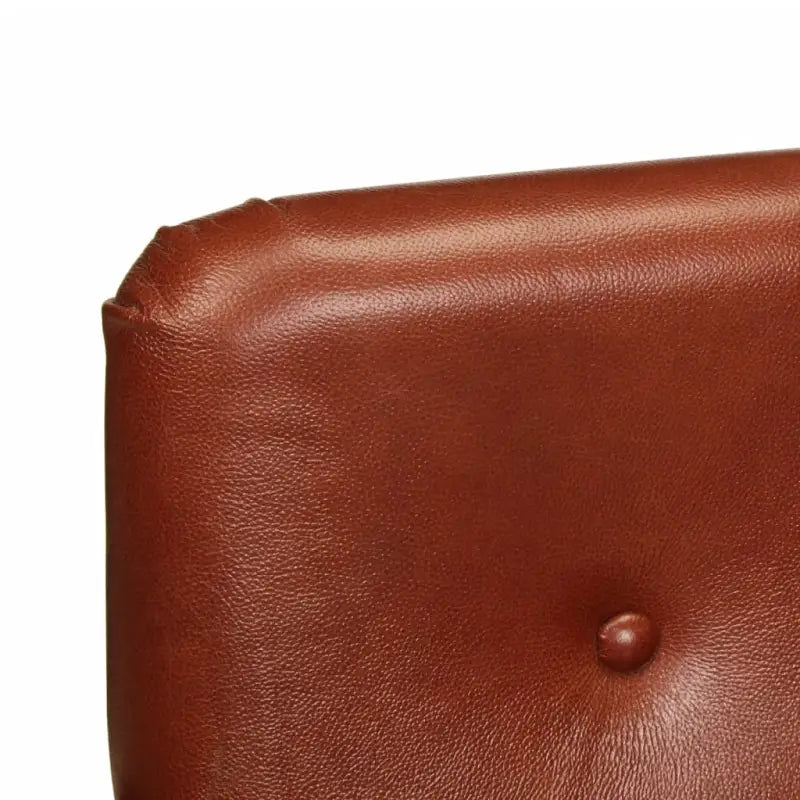 Luxe kuipstoel van echt geitenleer voor stijlvolle ontspanning - Fauteuils & Relaxfauteuils
