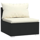 Luxe poly rattan tuinset met waterbestendig materiaal en diepe zitting - Tuinsets