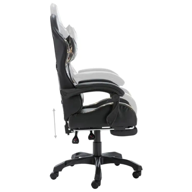 Luxe racestoel voor gamen en werken met kunstleer - Bureaustoelen