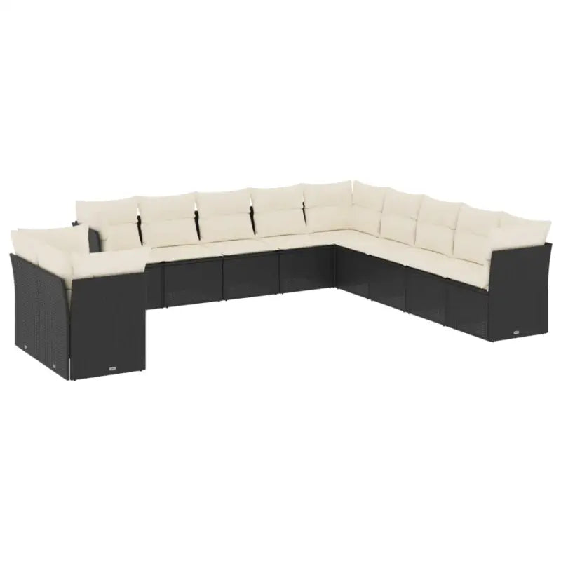 Luxe tuinset met poly rattan en comfortabele zitervaring - Tuinsets