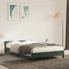 Luxueus bedframe met hoofdeinde en multiplex lattenbodem - Groen / 120 x 200 cm - Bedden & bedframes