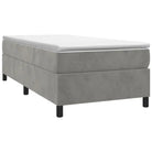 Luxueus bedframe met multiplex lattenbodem en fluweel bekleding - Bedden & bedframes