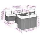 Luxueuze loungeset van zwart materiaal en gepoedercoat staal - Tuinsets