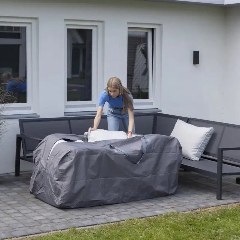 Madison hoes voor tuinkussens van sterk ripstop polyester - Tuinmeubelhoezen