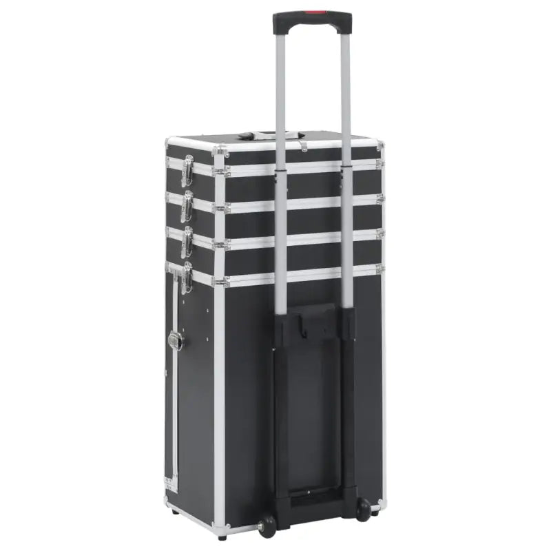 Make-up trolley met afneembare zwenkwielen voor georganiseerde schoonheid - Zwart / 1 - Toilettassen