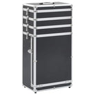 Make-up trolley met afneembare zwenkwielen voor georganiseerde schoonheid - Zwart / 1 - Toilettassen
