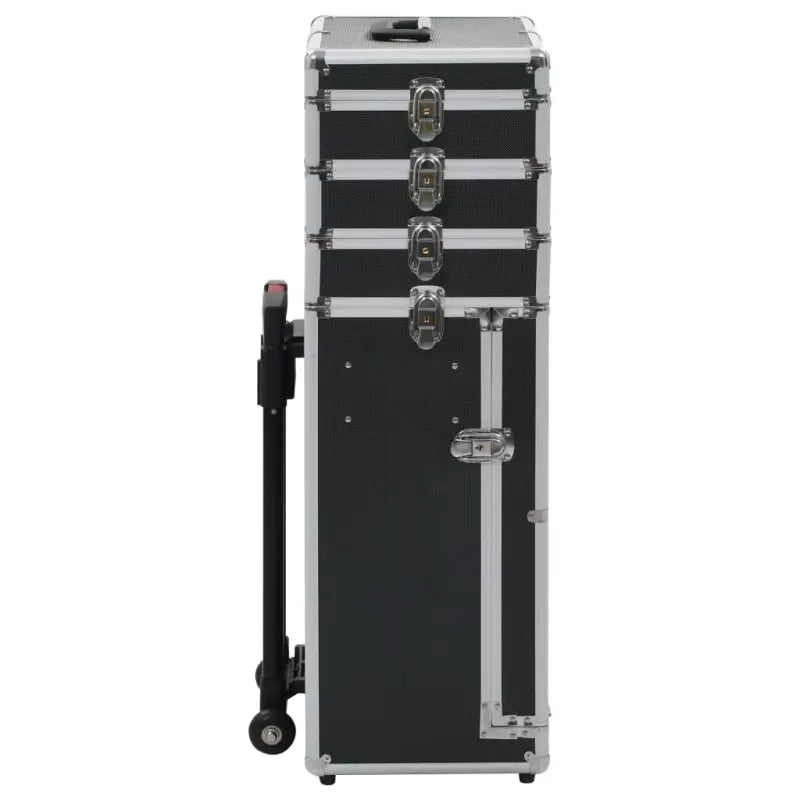 Make-up trolley met afneembare zwenkwielen voor georganiseerde schoonheid - Zwart / 1 - Toilettassen