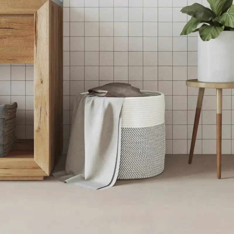 Manden met modern design van geweven katoenen touwen voor elke kamer - Manden