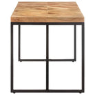 Massief acacia eettafel met industriële uitstraling voor woonkamer of keuken - Eettafels