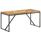 Massief acacia eettafel met industriële uitstraling voor woonkamer of keuken - Eettafels