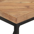Massief acacia eettafel met industriële uitstraling voor woonkamer of keuken - Eettafels
