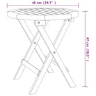 Massief acaciahout bistrotafel voor tuin en terras - Tuintafels