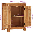 Massief Acaciahout Dressoir voor een rustieke en natuurlijke uitstraling - 1 / 55 cm - Dressoirs & buffetkasten