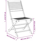 Massief acaciahout houten tuinstoelen voor tuin en terras - Tuinstoelen
