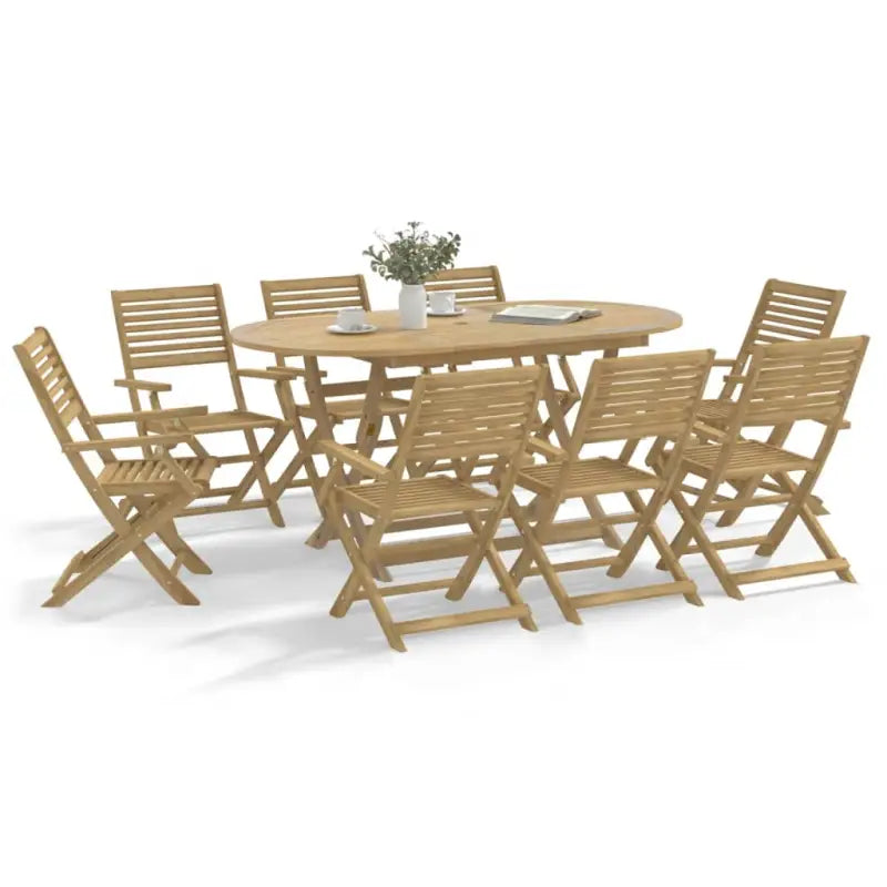 Massief acaciahout houten tuinstoelen voor tuin en terras - 6 / Met armleuning - Tuinstoelen