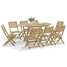 Massief acaciahout houten tuinstoelen voor tuin en terras - 8 / Zonder armleuning - Tuinstoelen