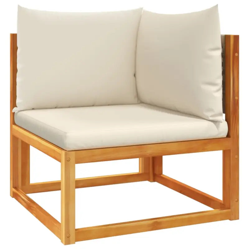 Massief Acaciahout Loungebank met comfortabele zitervaring en wasbare hoes - Loungebanken