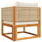 Massief Acaciahout Loungebank met comfortabele zitervaring en wasbare hoes - Loungebanken