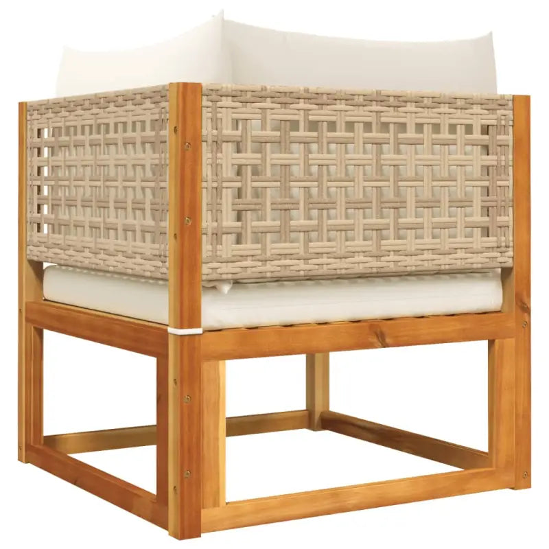 Massief Acaciahout Loungebank met comfortabele zitervaring en wasbare hoes - Loungebanken