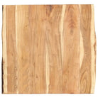 Massief acaciahout Tafelblad met natuurlijke rand voor stijlvolle tafels - 58 x 60 x 3.8 cm / 1 - Tafelbladen