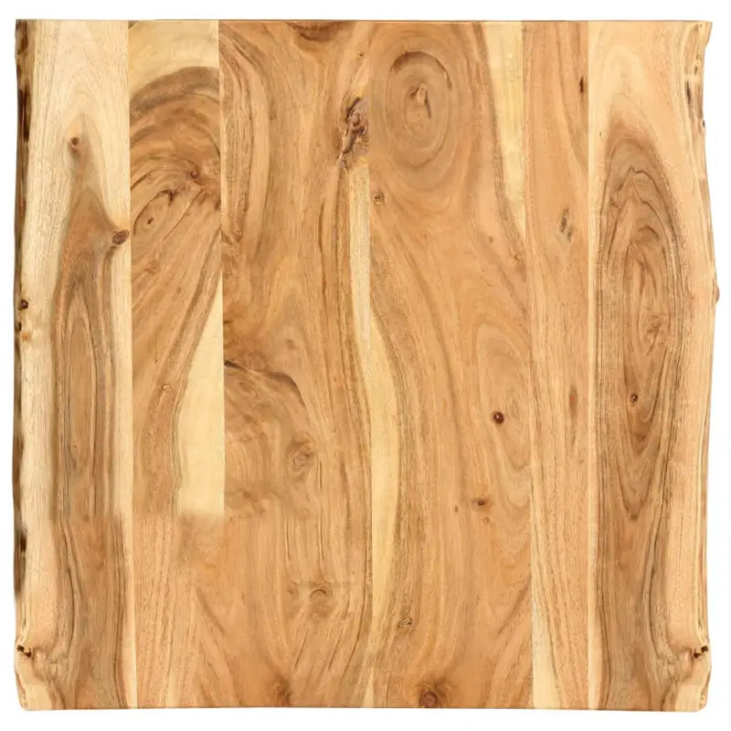Massief acaciahout Tafelblad met natuurlijke rand voor stijlvolle tafels - 58 x 60 x 2.5 cm / 1 - Tafelbladen