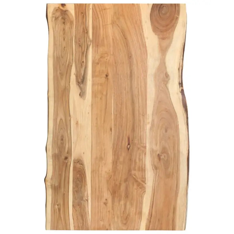 Massief acaciahout Tafelblad met natuurlijke rand voor stijlvolle tafels - 100 x 60 x 3.8 cm / 1 - Tafelbladen