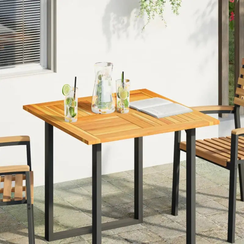 Massief acaciahout Tafelblad voor Tuintafel Verfrissend en Duurzaam - 80 cm / 1 / Vierkant - Tafelbladen