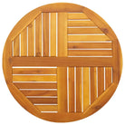 Massief acaciahout Tafelblad voor Tuintafel Verfrissend en Duurzaam - 70 cm / 1 / Rond - Tafelbladen