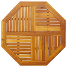Massief acaciahout Tafelblad voor Tuintafel Verfrissend en Duurzaam - 90 cm / 1 / Achthoekig - Tafelbladen