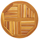 Massief acaciahout Tafelblad voor Tuintafel Verfrissend en Duurzaam - 60 cm / 1 / Rond - Tafelbladen