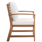 Massief acaciahout tuinset met levering bevat voor rust en comfort - Tuinsets