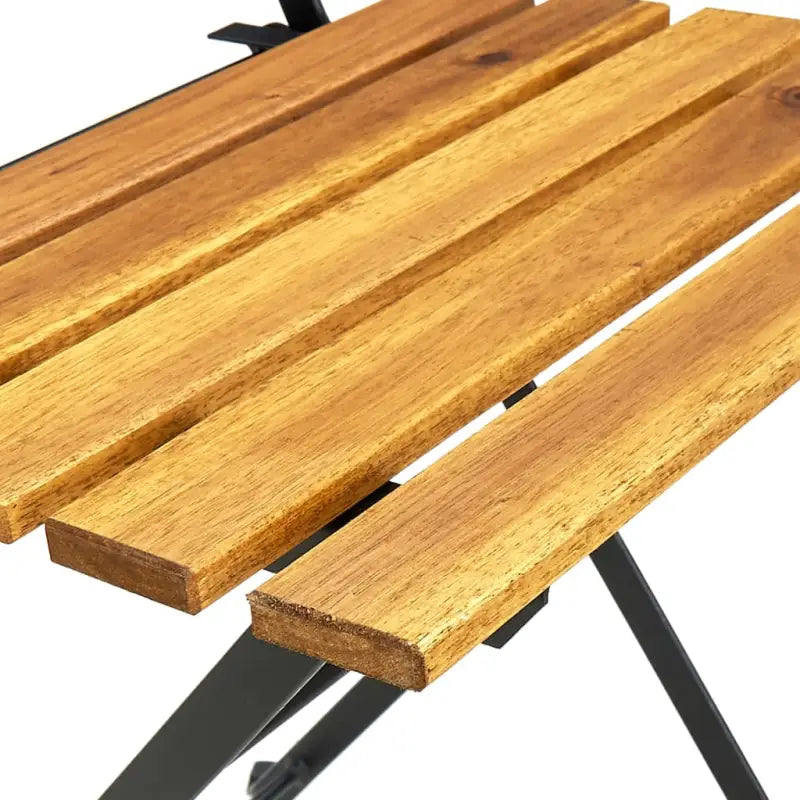 Massief Acaciahout Tuinset voor Rustieke Zitgelegenheid - 120 cm tafellengte - Tuinsets