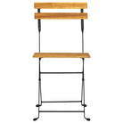 Massief Acaciahout Tuinset voor Rustieke Zitgelegenheid - 120 cm tafellengte - Tuinsets