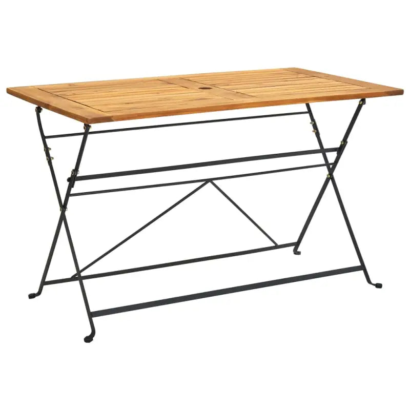 Massief Acaciahout Tuinset voor Rustieke Zitgelegenheid - 120 cm tafellengte - Tuinsets