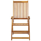 Massief acaciahout tuinstoelen met kussens en sets touwtjes levering bevat - Tuinstoelen