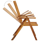 Massief acaciahout tuinstoelen met kussens en sets touwtjes levering bevat - Tuinstoelen