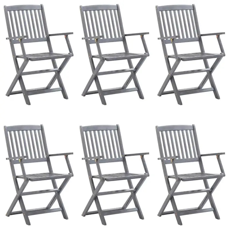Massief acaciahout tuinstoelen met kussens voor tuin en terras - Tuinstoelen