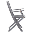 Massief acaciahout tuinstoelen met kussens voor tuin en terras - Tuinstoelen