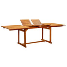 Massief acaciahout tuintafel met rustieke charme voor tuin of terras - 240 x 100 x 75 cm / 1 / Rechthoekig - Tuintafels