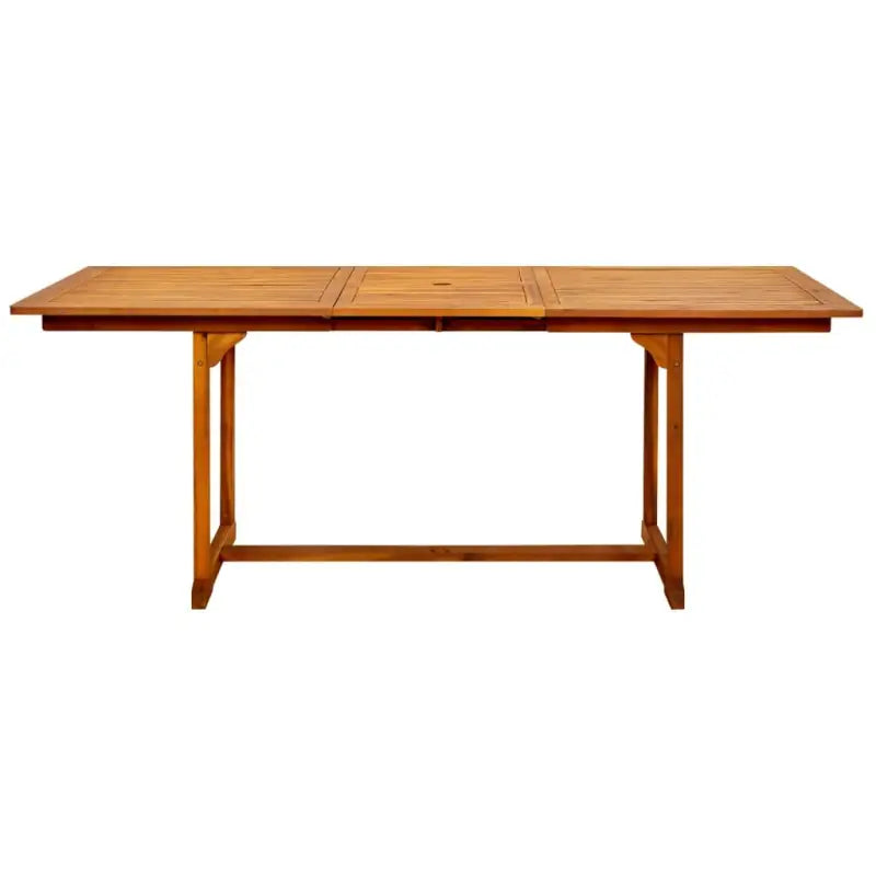 Massief acaciahout tuintafel met rustieke charme voor tuin of terras - Tuintafels